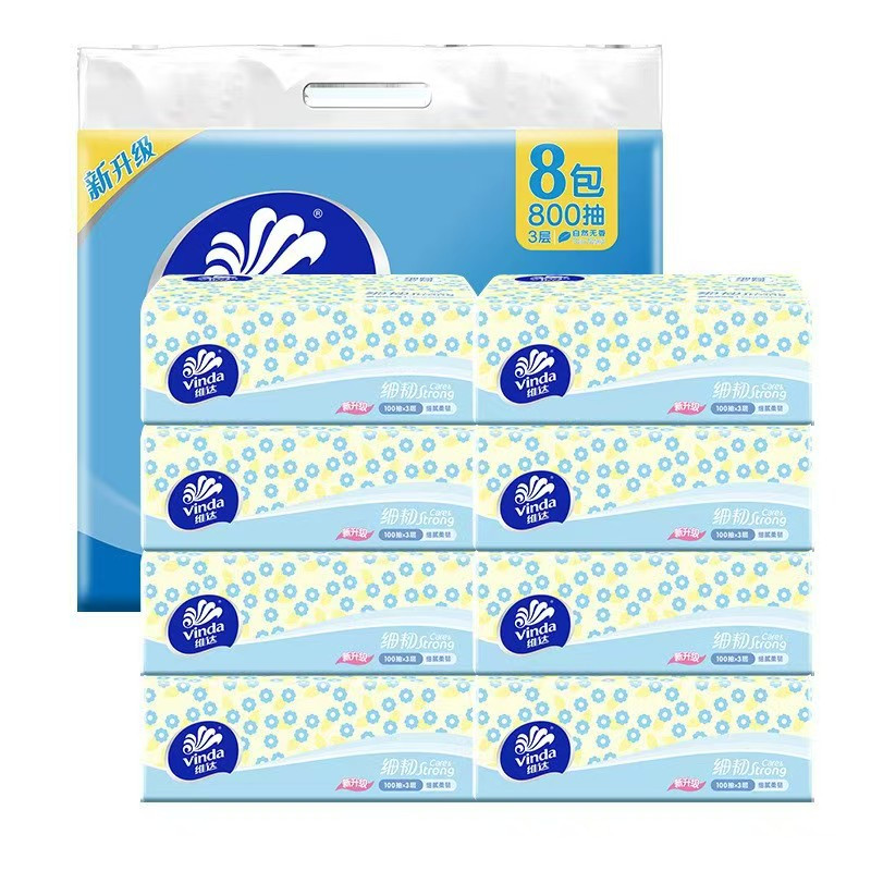 维达V2619细韧抽纸100抽3层高清大图