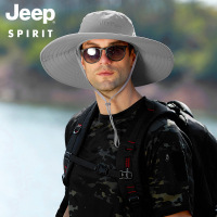 JEEP SPIRIT吉普正品帽子男大帽檐遮阳帽休闲渔夫帽子