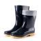 安居先森中筒牛筋底三防雨鞋中帮雨靴劳保黑色胶鞋水鞋1502黑色39-45码 (双)