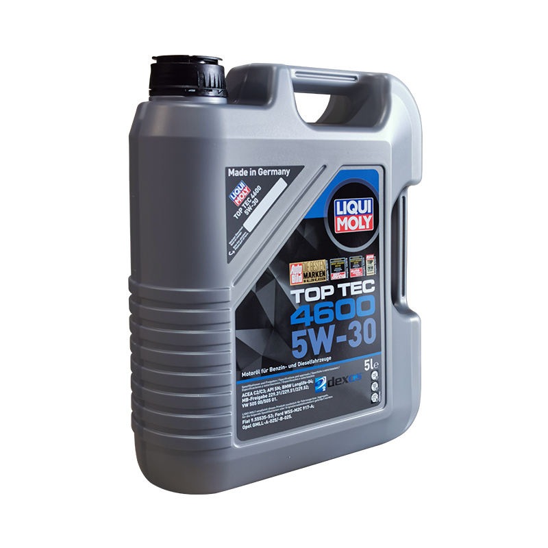 力魔(LIQUI MOLY) 顶技4600 全合成机油 5W-30 C2/ C3 SN/CF 5L 德国原装进口