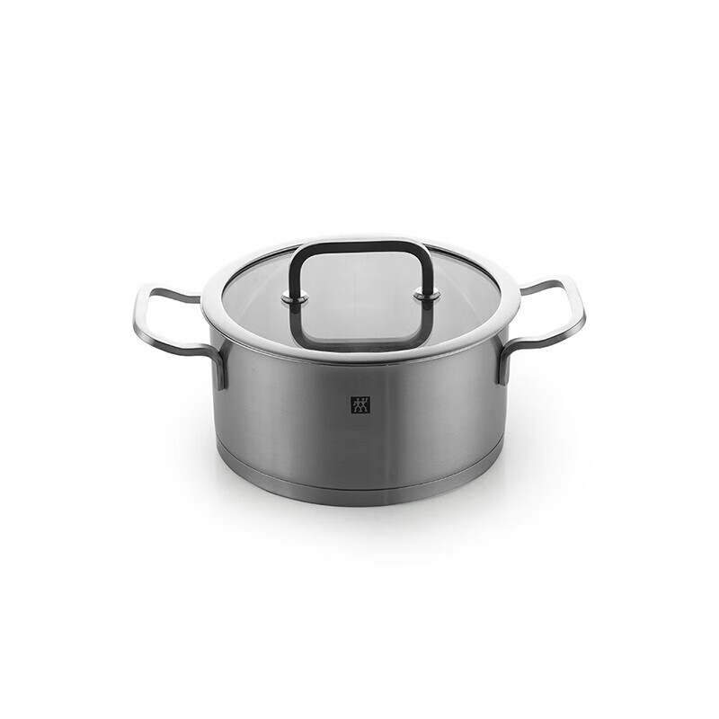 双立人(ZWILLING) ZW-C126 双耳炖锅 不锈钢奶锅汤锅16cm Zwilling Moment双耳炖锅高清大图