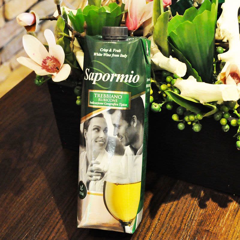 意美斯 干白葡萄酒利乐装1L**10盒意大利原装原瓶进口葡萄酒图片