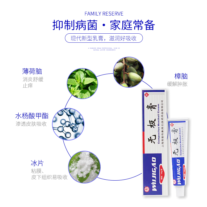 商源无极膏 商源无极膏抑菌膏10g/盒