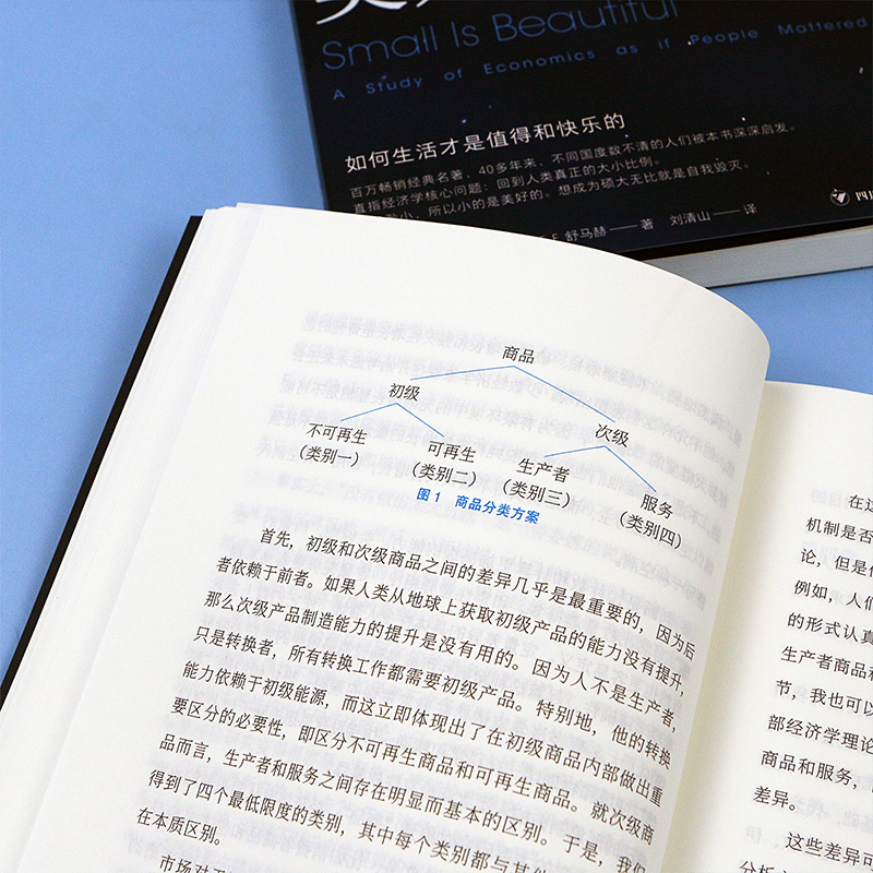 [正版]《小的是美好的》舒马赫著 本主义生命力原创力中间技术规模经济书籍高清大图