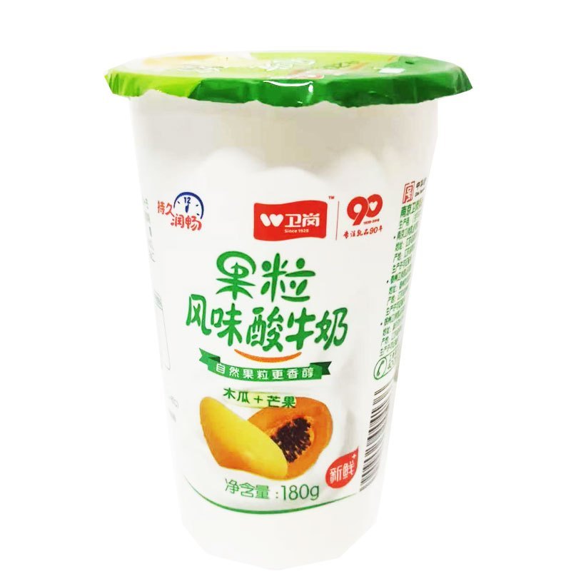 卫岗双果粒酸牛奶 (木瓜+芒果)180g