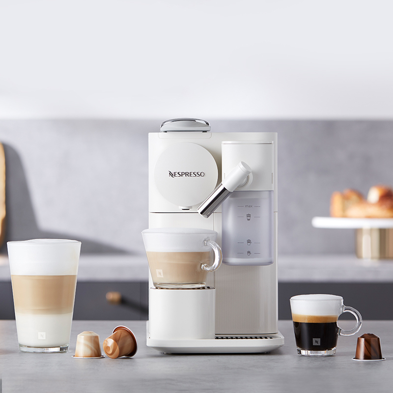 Nespresso Lattissima One 进口胶囊咖啡机全自动家用商用 黑色高清大图