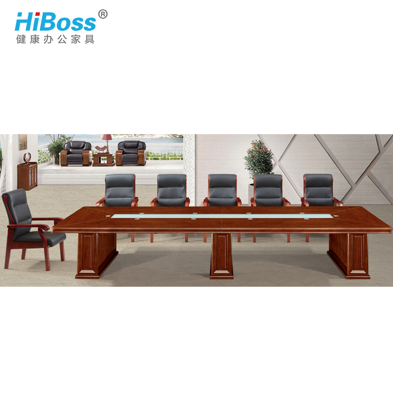 HiBoss会议桌油漆桌办公室开会桌(1米单价)