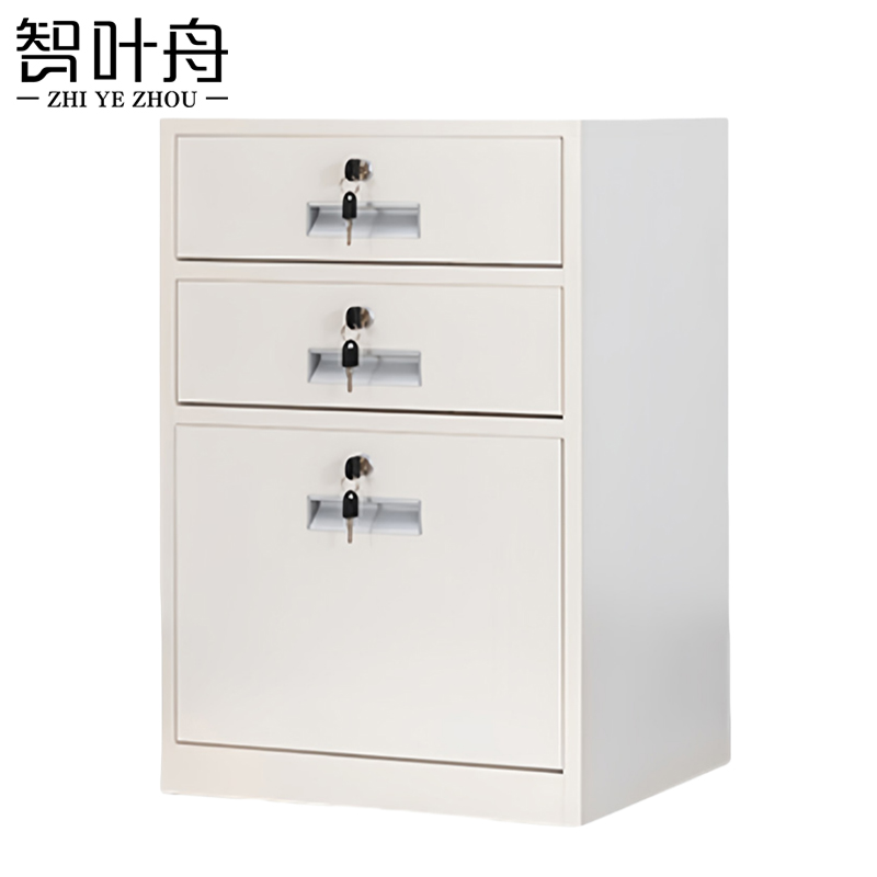 智叶舟抽屉柜三斗440*390*650mm台高清大图