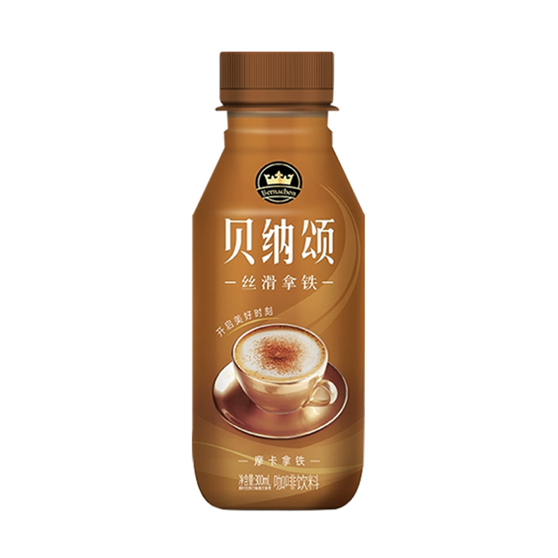 康师傅贝纳颂摩卡风味咖啡300ml*15瓶箱装 下午茶即饮咖啡饮料饮品高清大图