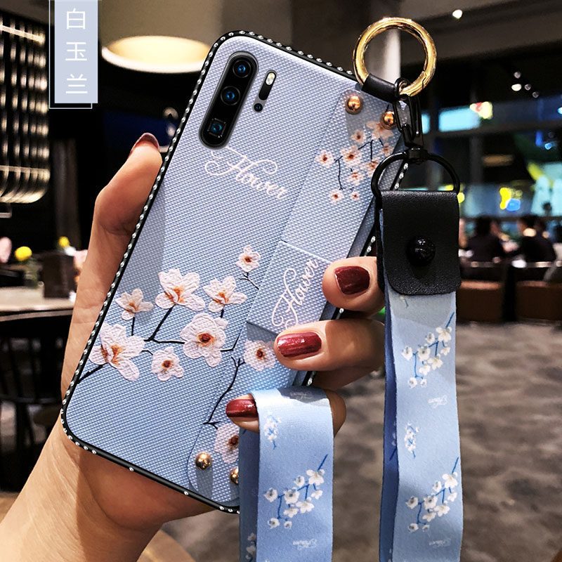 华为p20手机壳p30腕带p30pro保护p20por硅胶套plus全包vogal00防摔