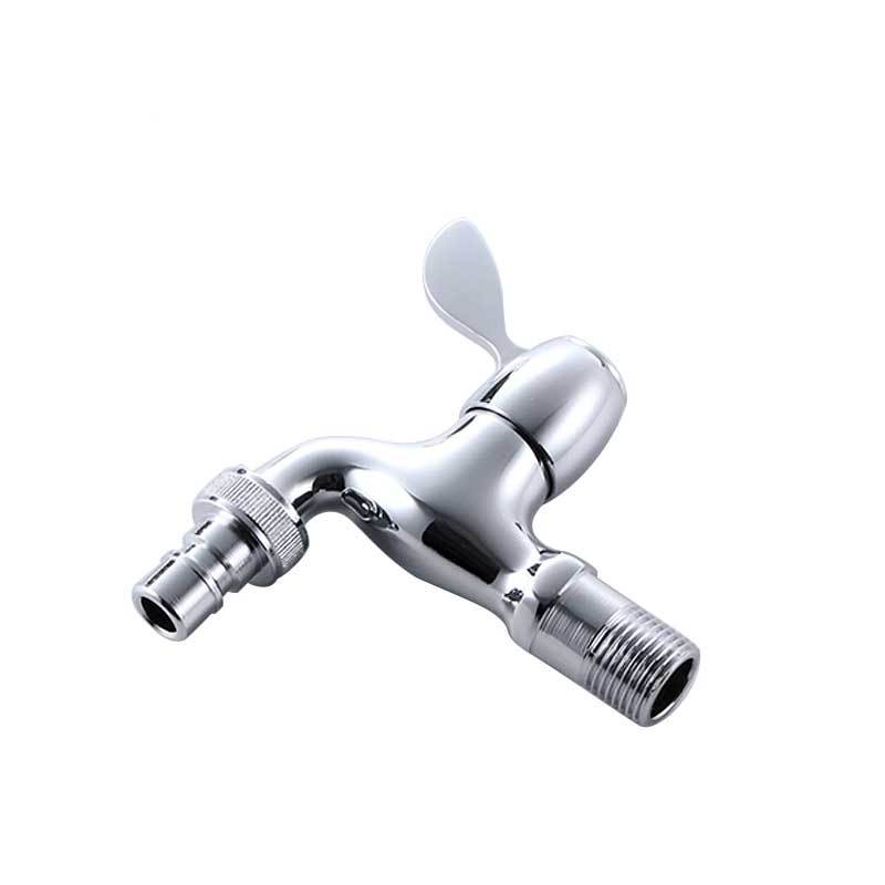 龙头单把单孔lf04045单冷水嘴铜快开洗衣机龙头加长拖布池水龙头04045