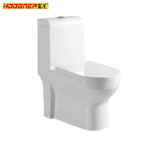 宏尼(HOOGNEA)卫生间厕所马桶 坐便器 抽水马桶地排 喷射虹吸式陶瓷白自洁釉面超漩300MM/400MM