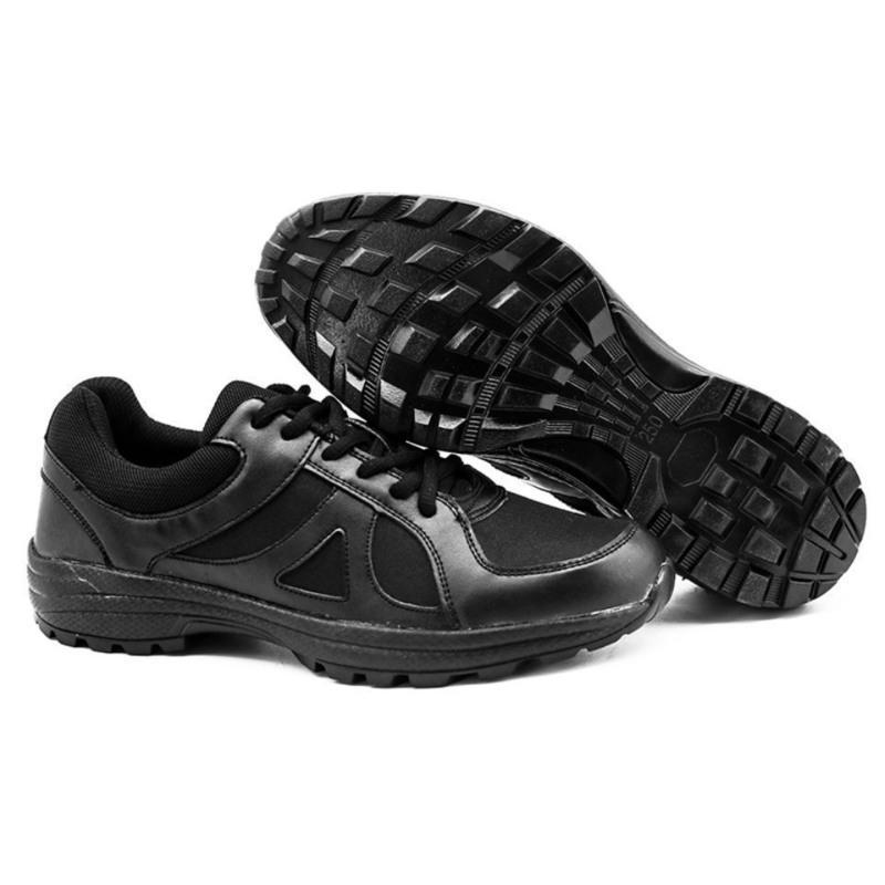 真皮16作训鞋男夏季新式跑步超轻消防训练劳动耐磨胶鞋军鞋男16超轻