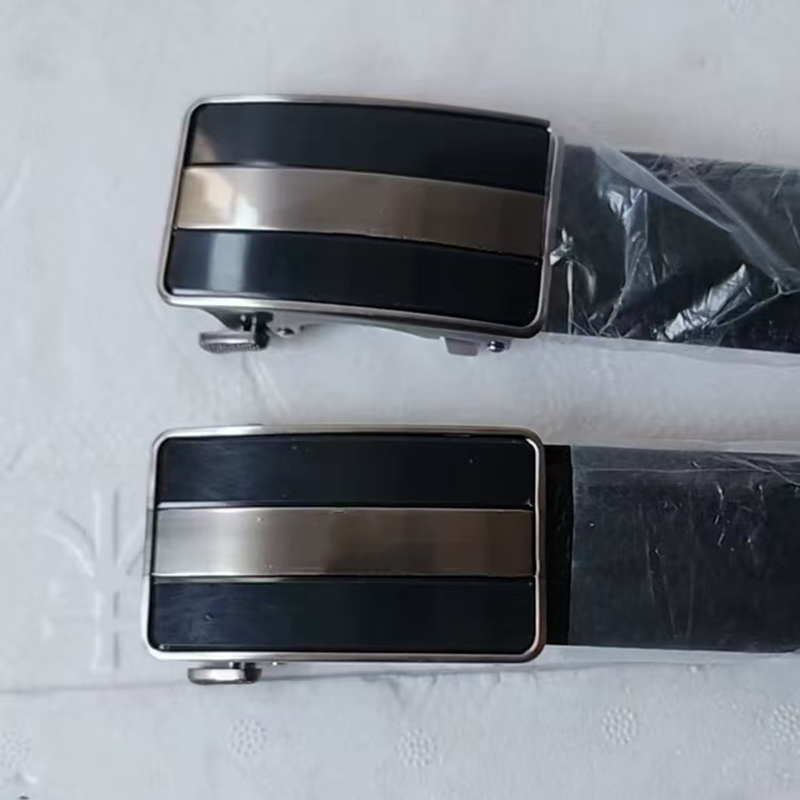 天富星 新款商务制服乘务自动腰带 牛皮 条高清大图