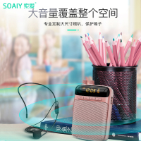 索爱 soaiy S-318MINI便携式小蜜蜂扩音器 教学教师导游 无线蓝牙AI智能迷你器播放器 黑色