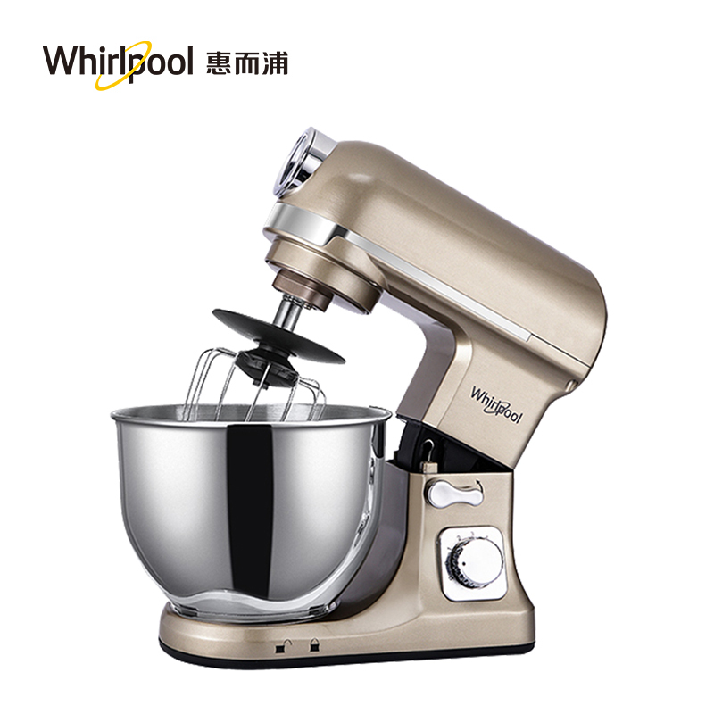 惠而浦(Whirlpool)厨师机 WBL-MS505M 家用和面机多功能揉面机搅拌机打蛋器鲜奶机