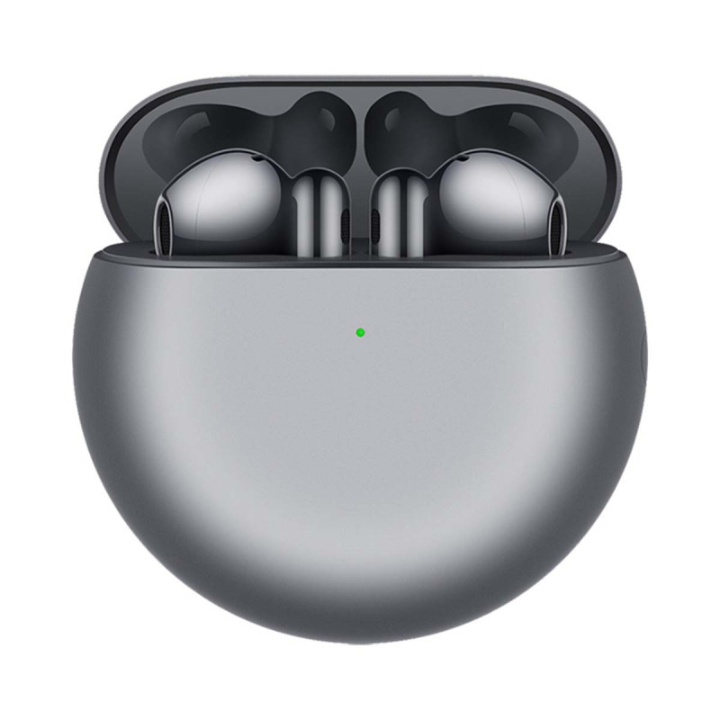 HUAWEI/华为 FreeBuds 4E 冰霜银 2024款 空气感舒适佩戴 高解析音质