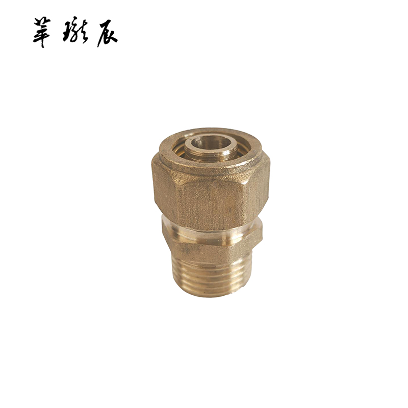 萃珑辰 铝塑管铜外丝直接 4分 个