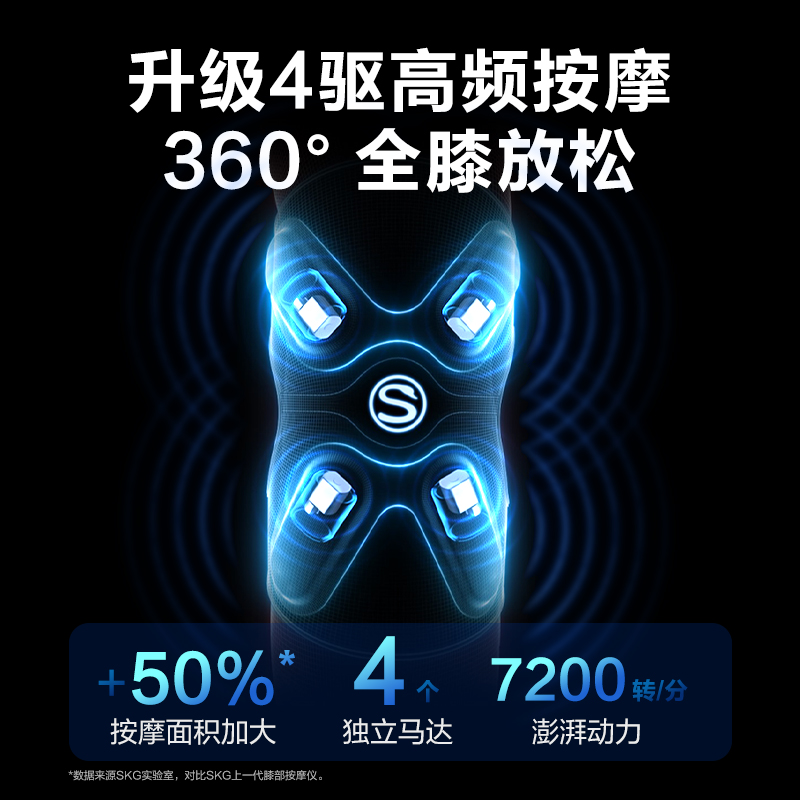 SKG 膝盖按摩仪W3系列2代礼盒款银灰色高清大图