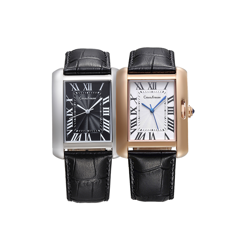 clous krause(卡罗纹凯络恩)男女款皮带石英 表