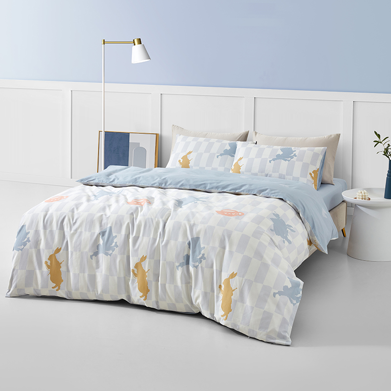 大英博物馆 爱丽丝漫游奇境系列梦幻重现纯棉四件套高清大图