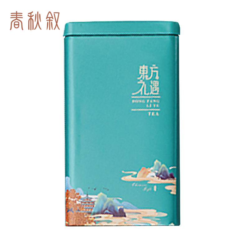 春秋叙 茉莉绿茶 墨玉卷芯 250g(特级)罐高清大图