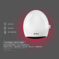 格力取暖器NBFB-20-WG 暖风机家用壁挂防水居浴冷暖两用电暖风电暖器