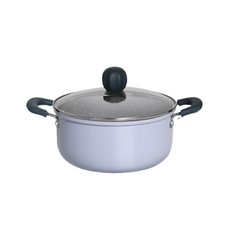 炊大皇匠紫系列麦饭石汤锅22cmJZ22TG