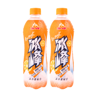 冰峰橙味汽水饮料西安老字号陕西特产整箱500ml*15瓶装怀旧碳酸饮料