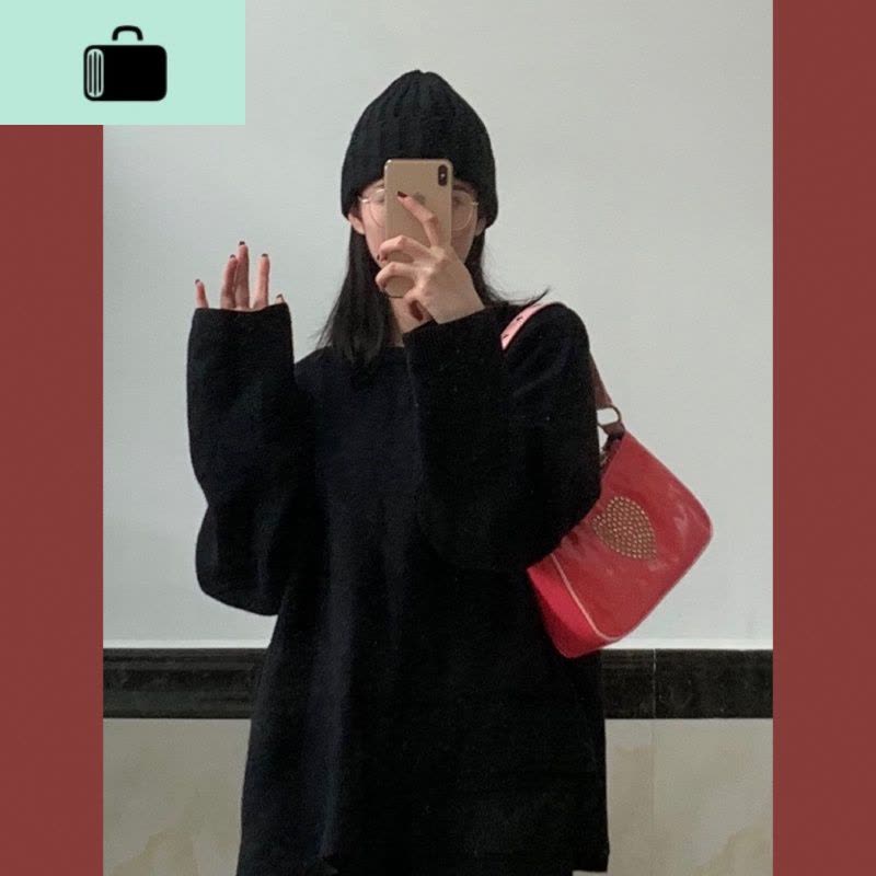 这很辣妹!幼苗薄荷漆皮芭比粉少女闪爱心带钻法棍包腋下包NEW LAKE 芭比粉秒发女士单肩包图片