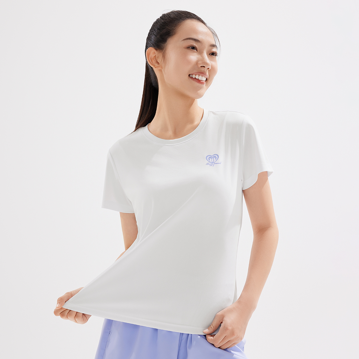 361°运动t恤女夏季新款透气速干上衣女士瑜伽健身运动短袖高清大图
