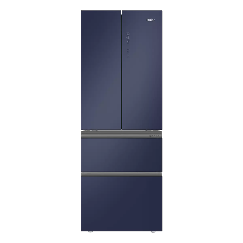 海尔(Haier)BCD-336WLHFD8DB1 冰箱336升风冷无霜变频冰箱法式多门大容量一级能效节能电冰箱