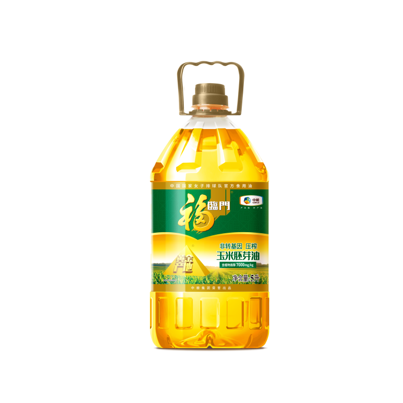福临门营养家活粒鲜胚玉米胚芽油5L高清大图
