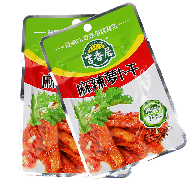 吉香居麻辣萝卜干52g