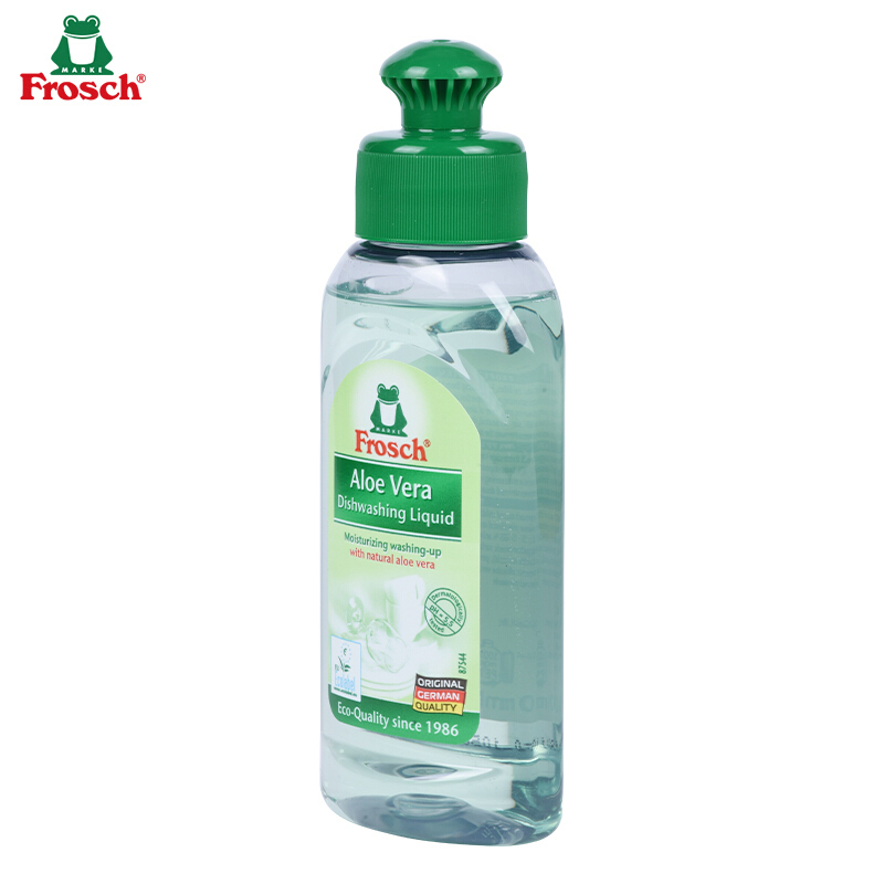 Frosch芦荟润肤浓缩型洗洁精100ml 气味天然 不伤手无残留 德国原装进口