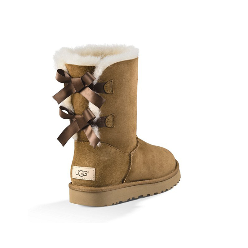 [直营]UGG(UGG) Bailey Bow ll 贝莉蝴蝶结2.0中筒女士保暖雪地靴女靴1016225