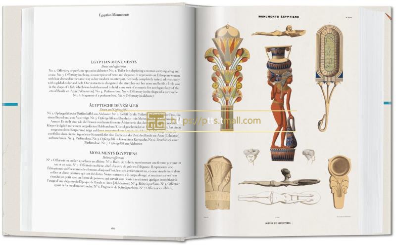 [醉染正版]正版 TASCHEN原版Prisse d Avennes Egyptian Art 原版进口 古埃及艺术高清大图