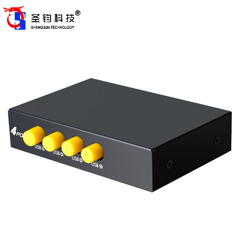 圣钧科技 SHENGJUN TECHNOLOGY 共享四进一出切换器 SJ-710+台高清大图
