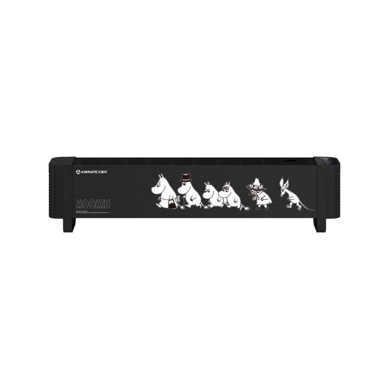 艾美特 踢脚线取暖器移动地暖家用电暖器电暖气片 黑色 HD22-R21P高清大图