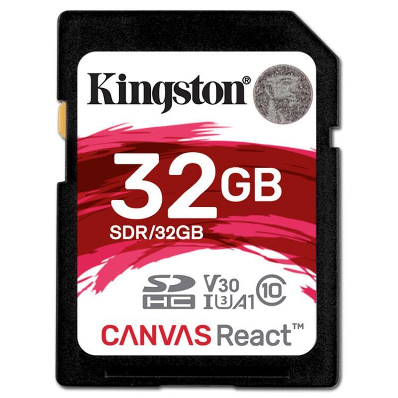 金士顿(Kingston)32GB SD 存储卡4K高品质视频拍摄 U3 C10 A1 V30 读速100MB/s