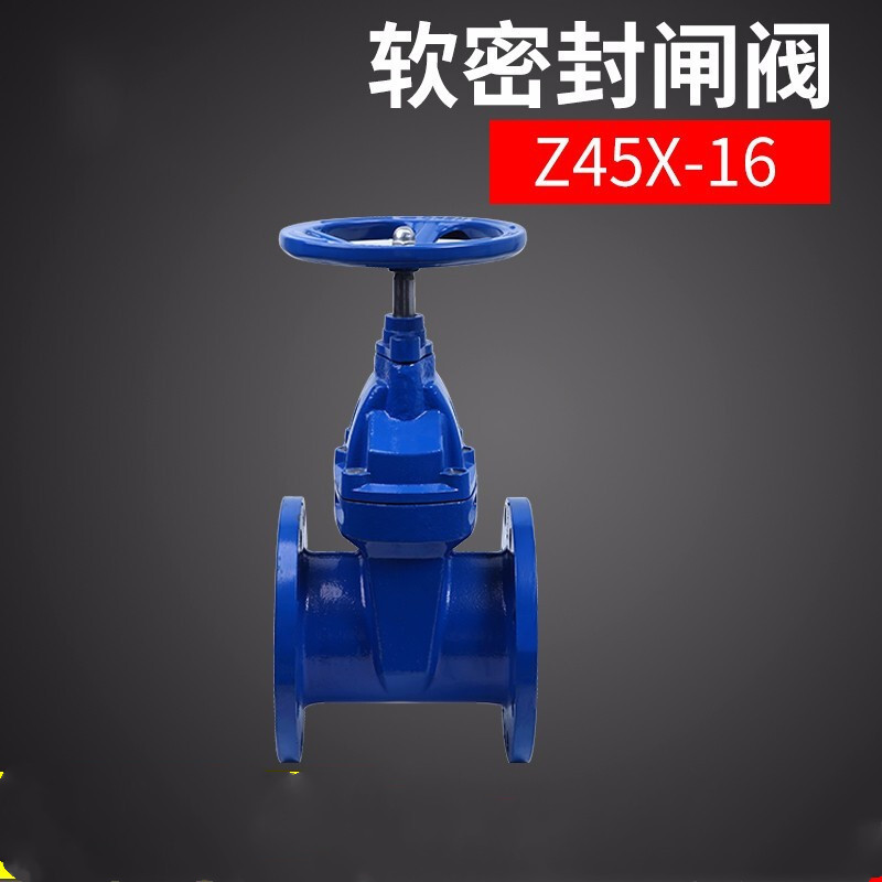 晶飞定制闸阀国标法兰弹性座Z45X-16 封暗杆闸阀消防自来水阀门 DN65[国标重体] DN65