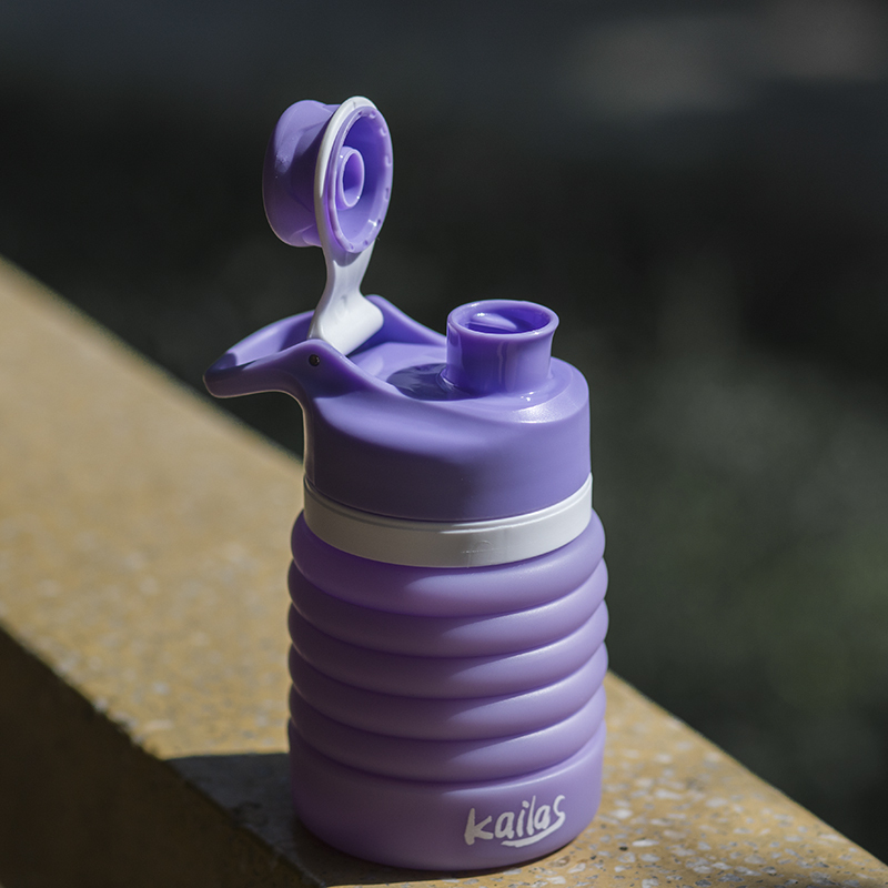 kailas伸缩水瓶便携式折叠水杯男户外跑步运动篮球健身房便携水瓶女