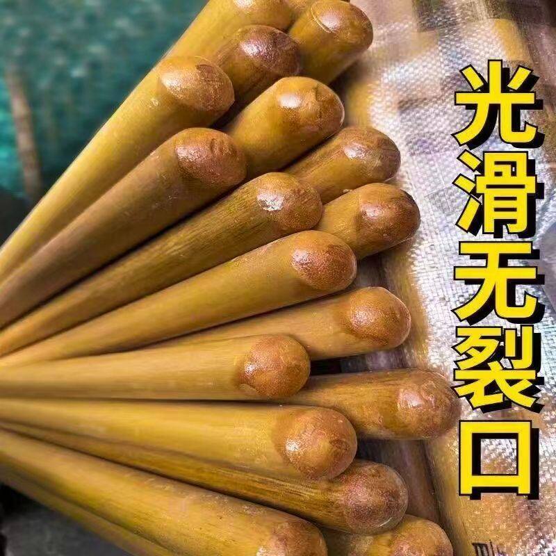 锅铲木柄把勺子把柄配件炒菜铲子把柄防烫把手-RP精选不磨手圆柄 槐木[约3.4x120厘米]5跟高清大图