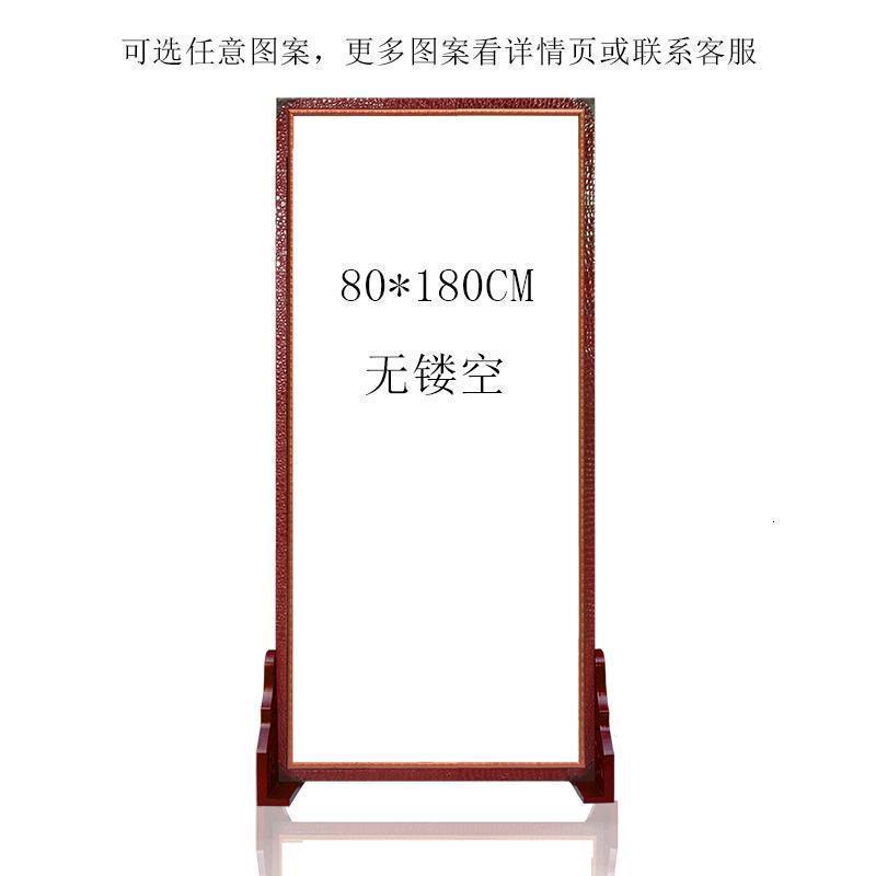 BONJEAN屏风隔断客厅中式实木镂空卧室遮挡家用入户玄关装饰双面座屏高清大图