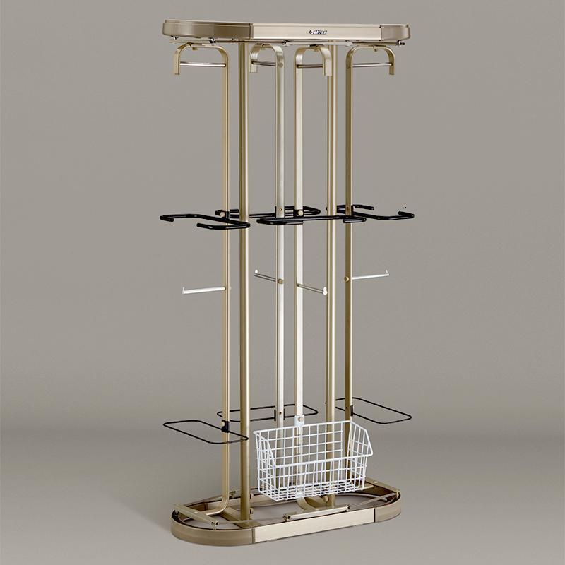 森美人旋转衣架360度落地多功能衣帽间衣柜家用卧室包