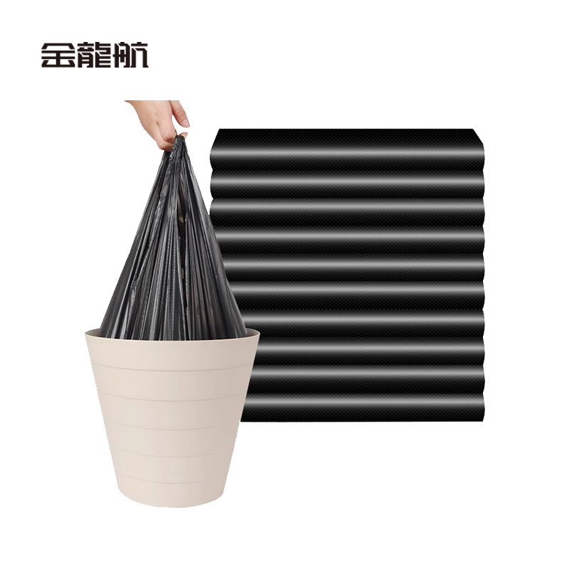 金龙航黑色背心垃圾袋加厚高清大图