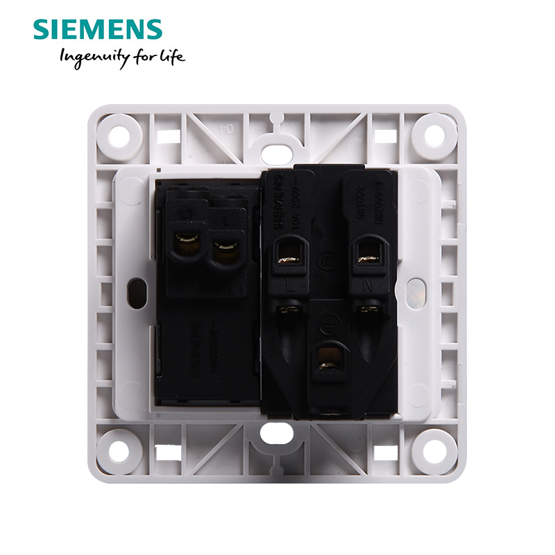 西门子(SIEMENS)开关插座 远景雅白系列一开10A五孔电源插座5UB01081CC1
