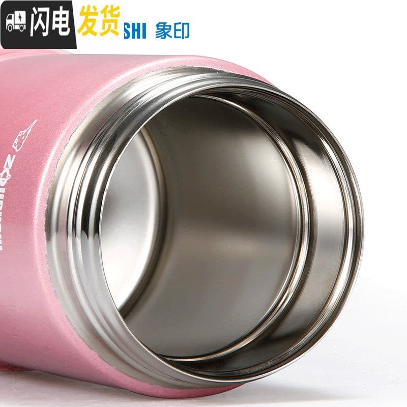 三维工匠焖烧杯EAE35真空不锈钢迷你保温桶焖烧壶学生大肚杯焖粥汤罐图片