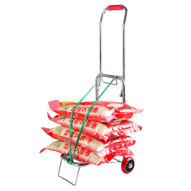 新越昌晖行李车拉杆车折叠小推车便携买菜车拉货车小拖车购物车手拉车手推车 承重约40kg C016-HL高清大图