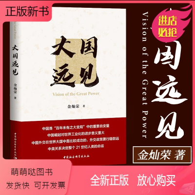 [正版新书]大国远见 金灿荣 大国系列第三本 中国大国发展战略 形势 发展道路 大国外交及当前 秩序中的大国关系政